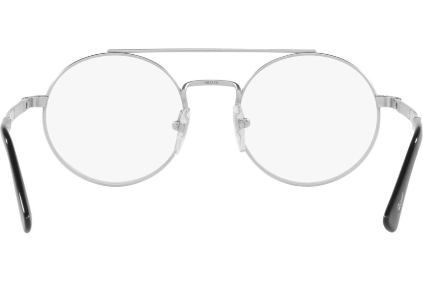 Okulary korekcyjne Persol PO2496V 518 Okrągłe Srebrne