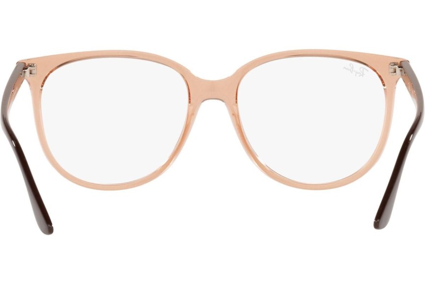 Okulary korekcyjne Ray-Ban RX4378V 8172 Kwadratowe Brązowe