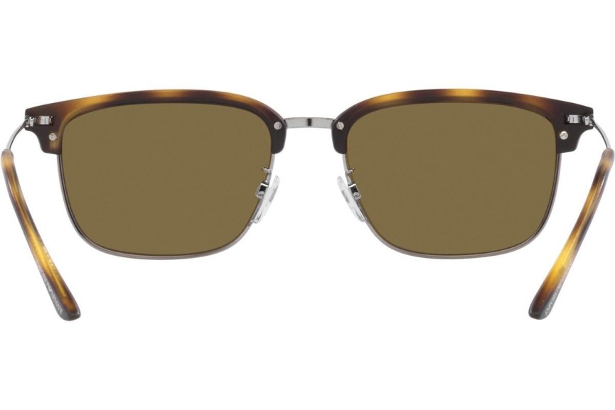 Okulary przeciwsłoneczne Emporio Armani EA4180 500273 Browline Havana
