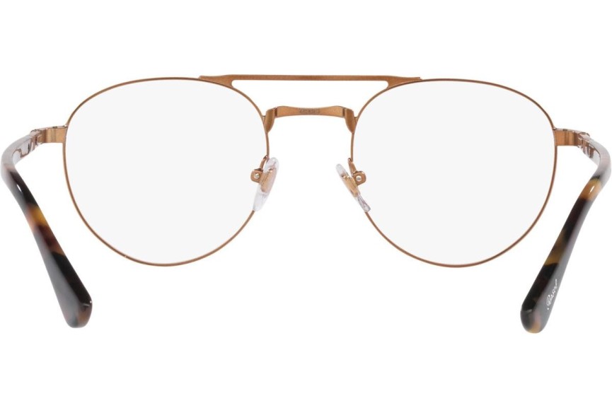 Okulary korekcyjne Persol PO2495V 1148 Okrągłe Brązowe