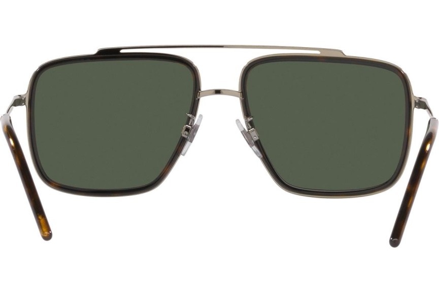 Solbriller Dolce & Gabbana DG2220 13359A Polarized Firkantet Guld