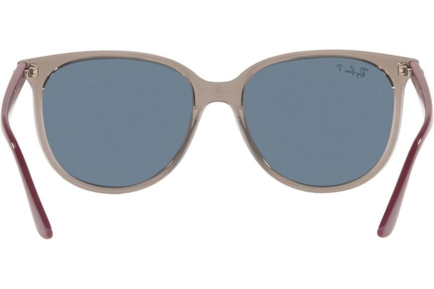 Napszemüvegek Ray-Ban RB4378 65722V Polarized Szogletes Szürke