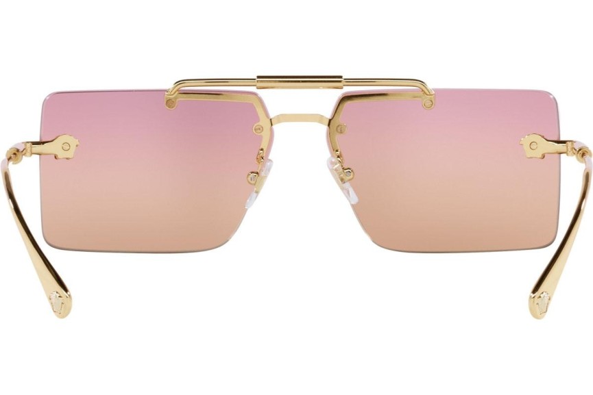 Okulary przeciwsłoneczne Versace VE2245 100278 Prostokątne Złote