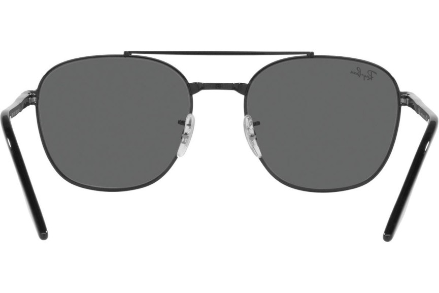 Okulary przeciwsłoneczne Ray-Ban RB3688 002/B1 Kwadratowe Czarne