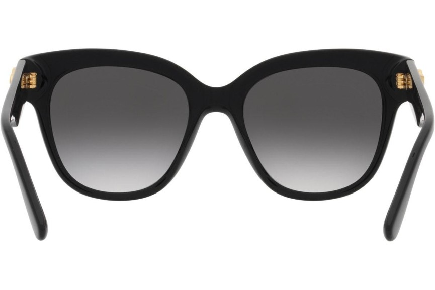 Okulary przeciwsłoneczne Dolce & Gabbana DG4407 501/8G Kocie oczy Czarne