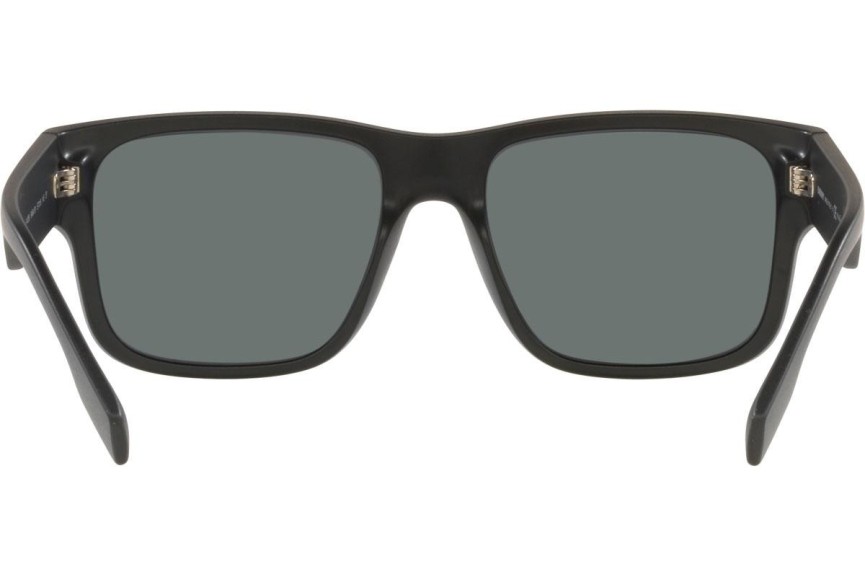 Okulary przeciwsłoneczne Burberry Knight BE4358 346481 Polarized Kwadratowe Czarne