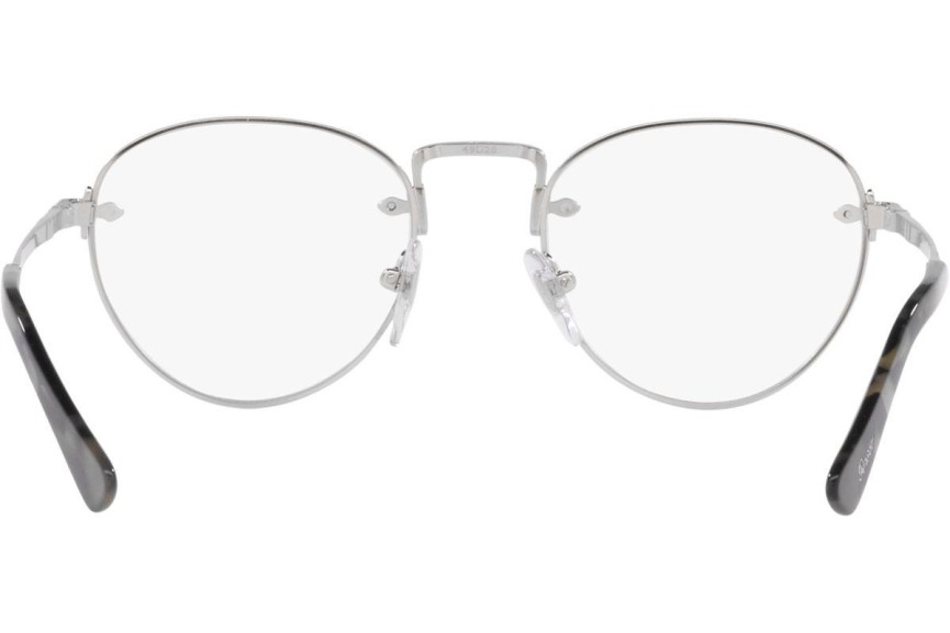 Okulary korekcyjne Persol PO2491V 1122 Okrągłe Srebrne
