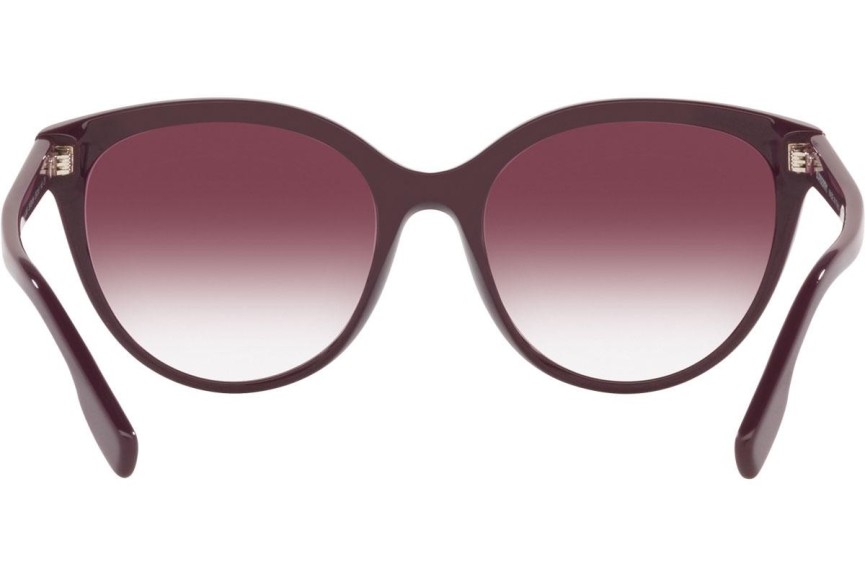 Okulary przeciwsłoneczne Burberry Betty BE4365 39798H Kocie oczy Czerwone