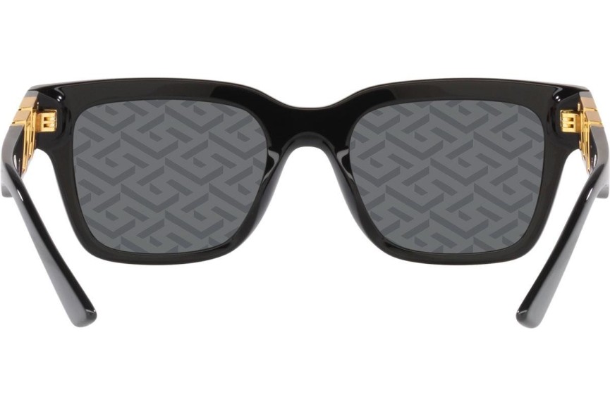 Okulary przeciwsłoneczne Versace La Greca VE4421 GB1/F Kwadratowe Czarne