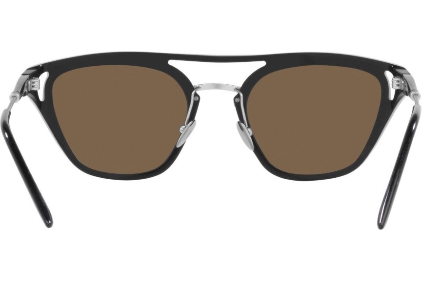Okulary przeciwsłoneczne Giorgio Armani AR8158 500173 Kwadratowe Czarne