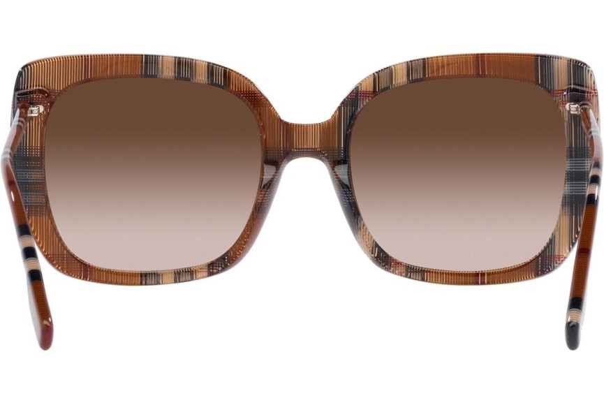 Okulary przeciwsłoneczne Burberry Caroll BE4323 400513 Oversize Brązowe