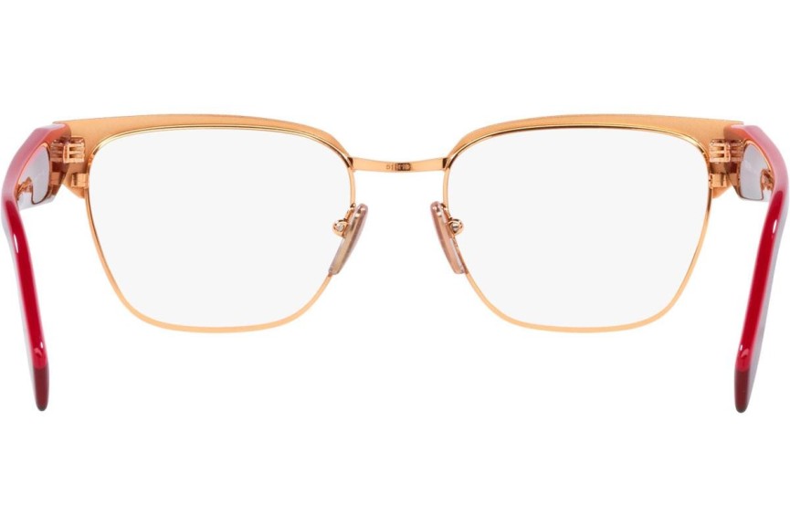 Glasses Prada PR65YV 16A1O1 Browline Czerwone