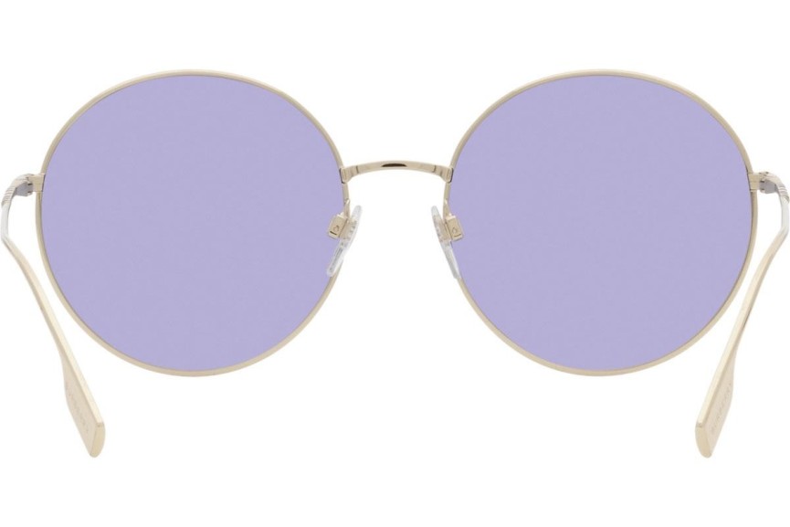 Okulary przeciwsłoneczne Burberry Pippa BE3132 11091A Okrągłe Złote