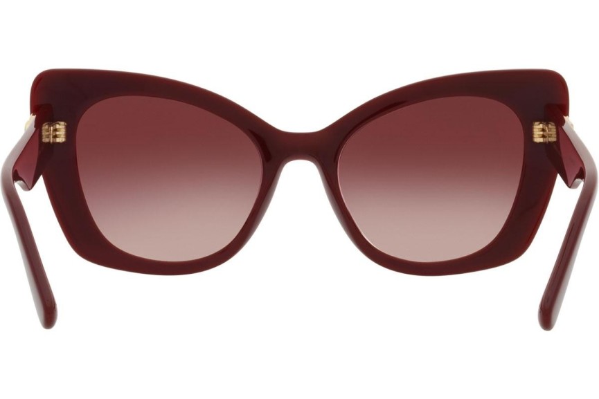 Okulary przeciwsłoneczne Dolce & Gabbana DG4405 30918H Kocie oczy Czerwone