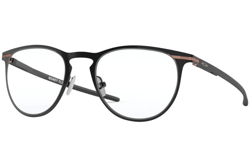 Okulary korekcyjne Oakley Money Clip OX5145-01 Kwadratowe Czarne