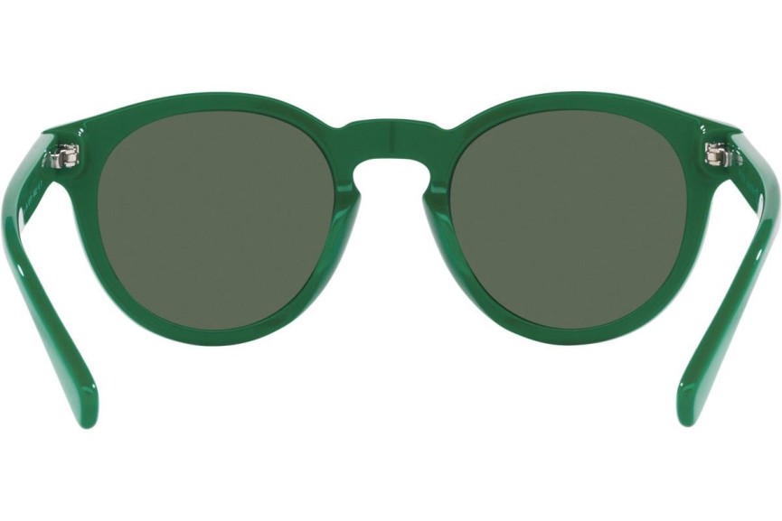 Okulary przeciwsłoneczne Polo Ralph Lauren PH4184 601771 Okrągłe Zielone