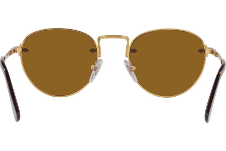 Okulary przeciwsłoneczne Persol PO2491S 114233 Okrągłe Złote