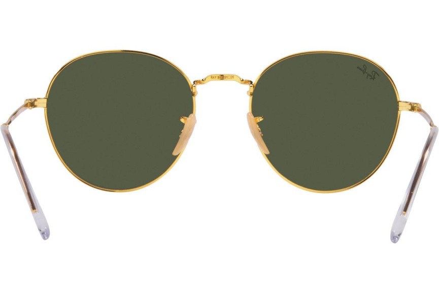 Okulary przeciwsłoneczne Ray-Ban David RB3582 001/31 Okrągłe Złote