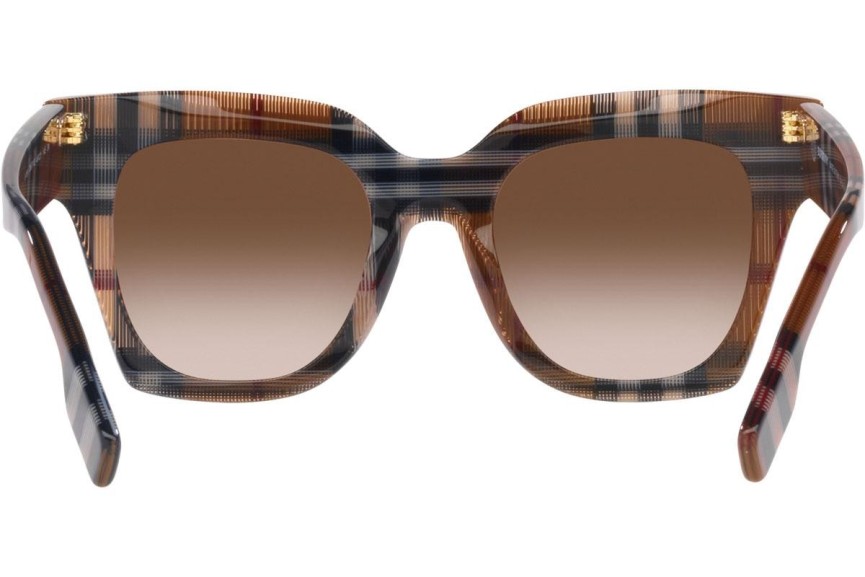 Okulary przeciwsłoneczne Burberry Kitty BE4364 396713 Kwadratowe Brązowe