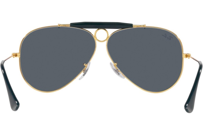 Okulary przeciwsłoneczne Ray-Ban Shooter RB3138 9241R5 Pilotki (Aviator) Złote