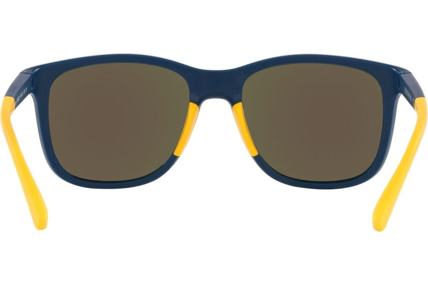 Okulary przeciwsłoneczne Emporio Armani EA4184 508822 Polarized Kwadratowe Niebieskie