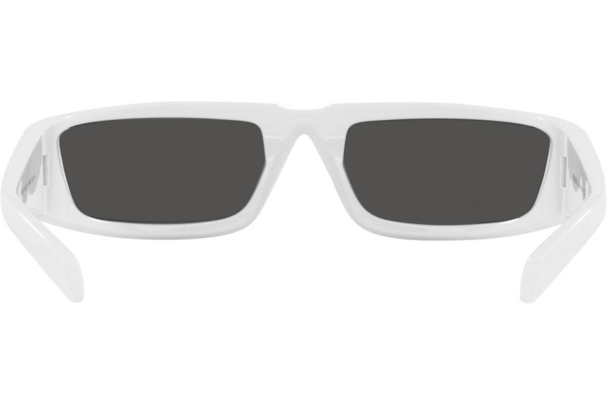 Okulary przeciwsłoneczne Prada PR25YS 4615S0 Prostokątne Białe
