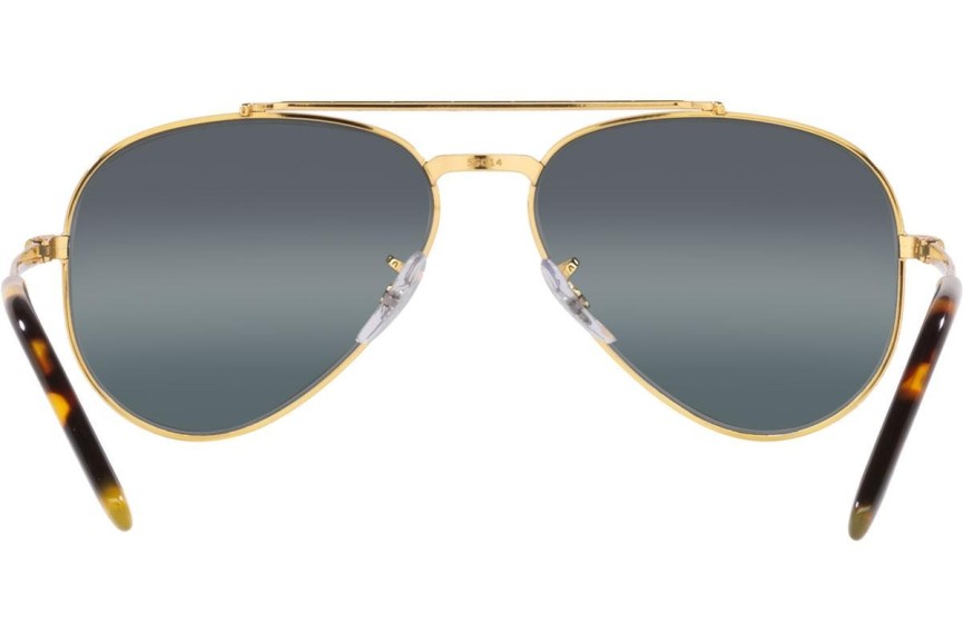 Ochelari de soare Ray-Ban New Aviator Chromance Collection RB3625 9196G6 Polarized Pilot Aurii