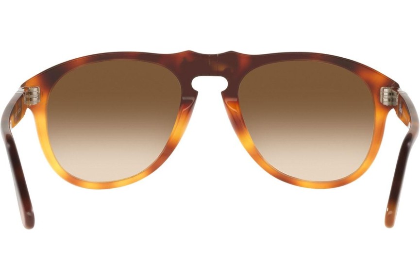 Okulary przeciwsłoneczne Persol PO0649 116051 Pilotki (Aviator) Brązowe