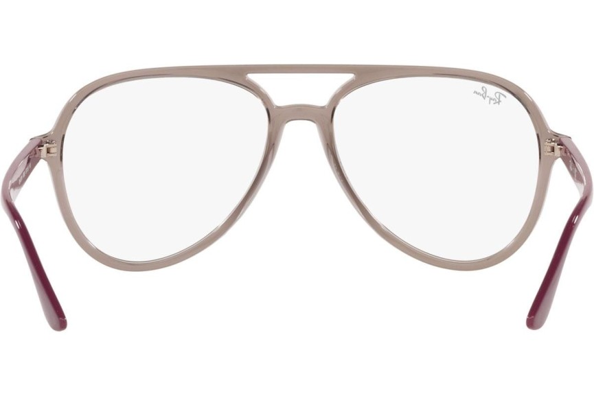 Okulary korekcyjne Ray-Ban RX4376V 8083 Pilotki (Aviator) Szare