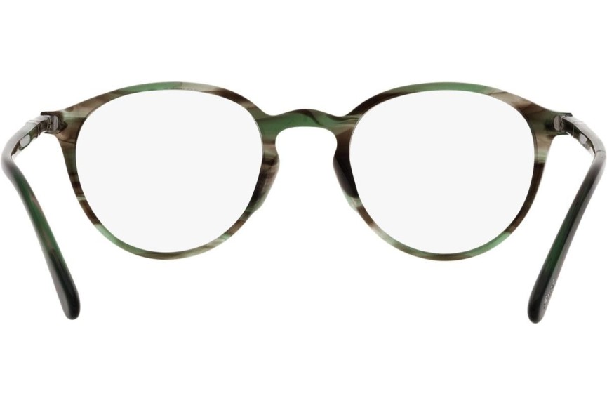 Okulary korekcyjne Persol PO3218V 1156 Okrągłe Zielone