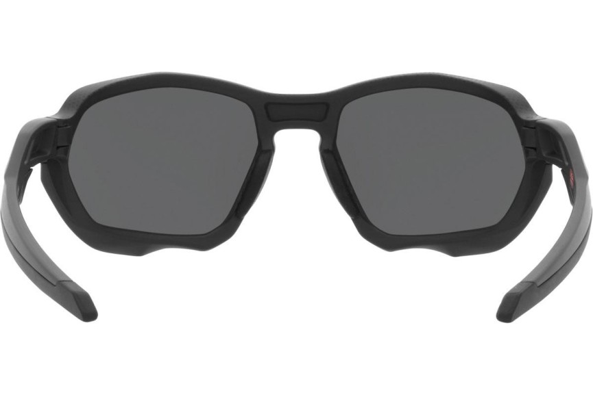 Okulary przeciwsłoneczne Oakley Plazma High Resolution Collection OO9019-14 Polarized Prostokątne Szare