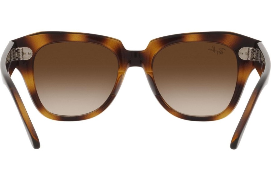 Okulary przeciwsłoneczne Ray-Ban Junior Junior State Street RJ9186S 152/13 Kwadratowe Havana