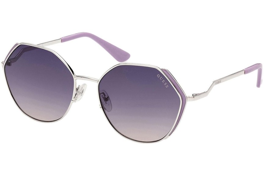 Okulary przeciwsłoneczne Guess GU7842 10B Okrągłe Srebrne