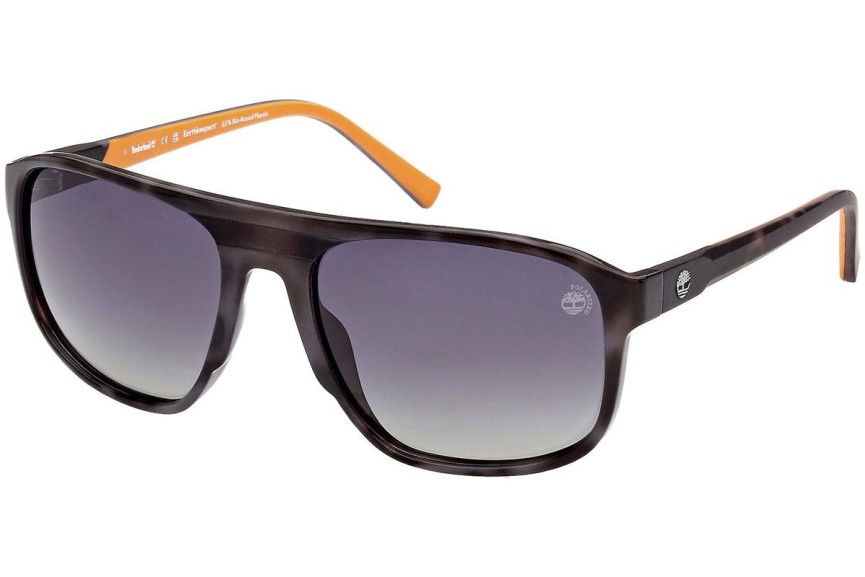 Sluneční brýle Timberland TB9278 56D Polarized Pilot Havana