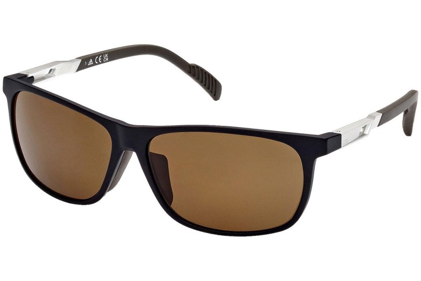 Napszemüvegek Adidas Sport SP0061 02H Polarized Pillow Fekete