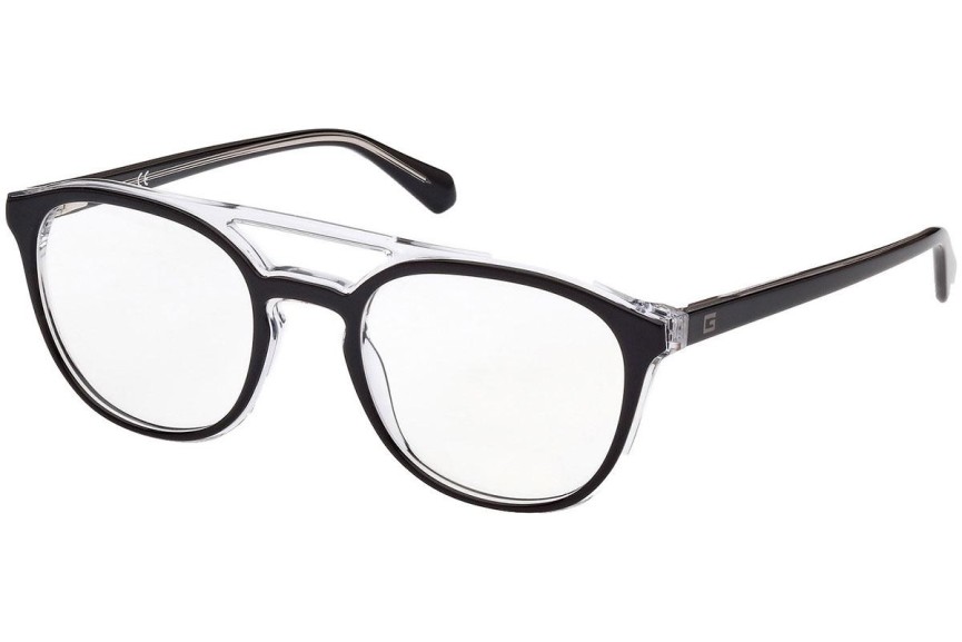 Okulary korekcyjne Guess GU50064 005 Okrągłe Czarne