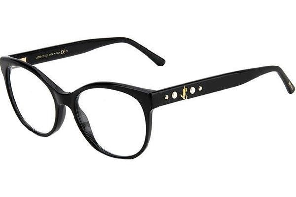 Okulary korekcyjne Jimmy Choo JC336 807 Kocie oczy Czarne