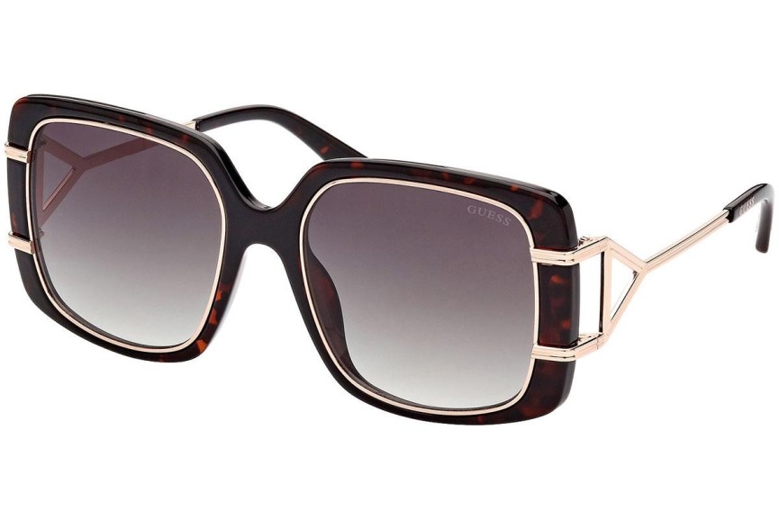 Okulary przeciwsłoneczne Guess GU7854 52P Kwadratowe Havana