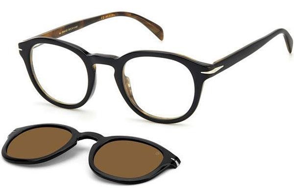 Okulary korekcyjne David Beckham DB1080/CS 05K/SP Okrągłe Brązowe