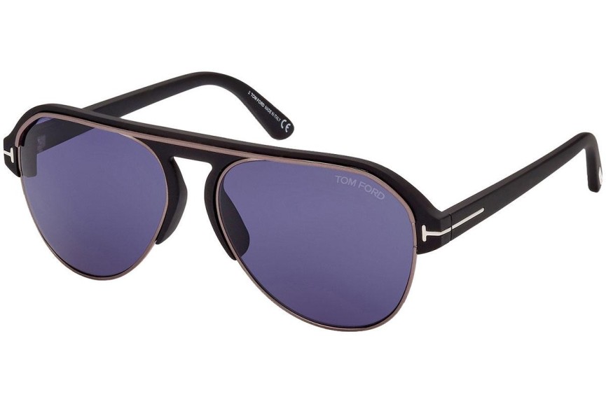 Okulary przeciwsłoneczne Tom Ford FT0929 02V Pilotki (Aviator) Czarne