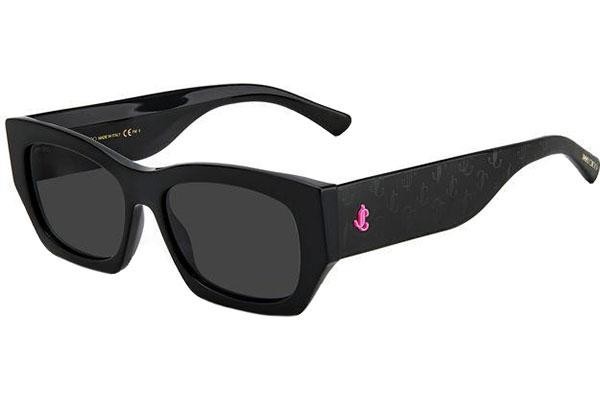 Okulary przeciwsłoneczne Jimmy Choo CAMI/S 807/IR Kwadratowe Czarne