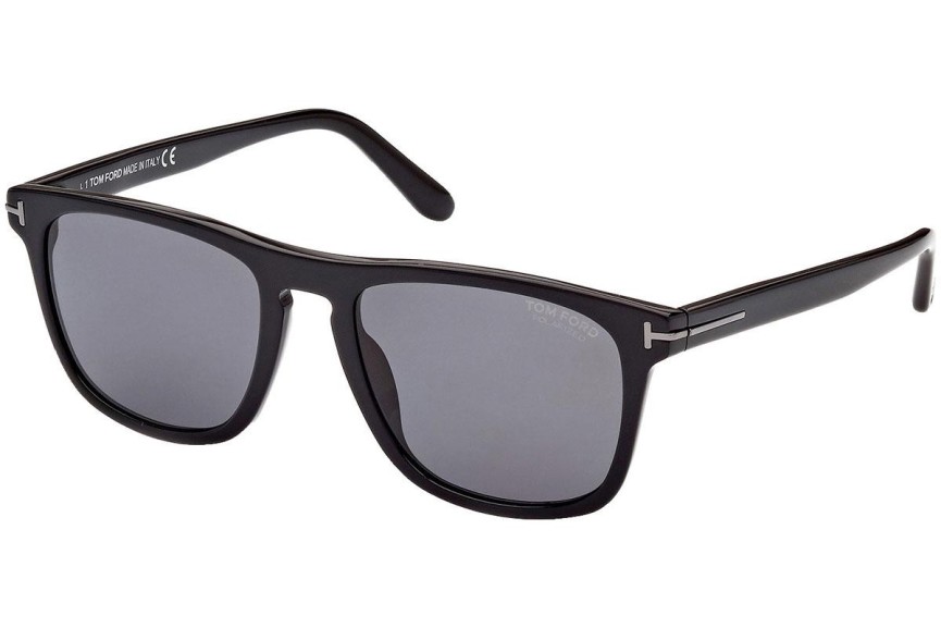 Aurinkolasit Tom Ford FT0930-N 01D Polarized Kulmikkaat Musta