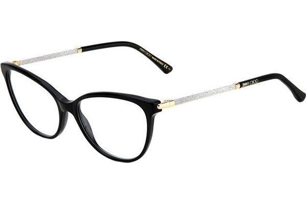 Okulary korekcyjne Jimmy Choo JC330 807 Kocie oczy Czarne