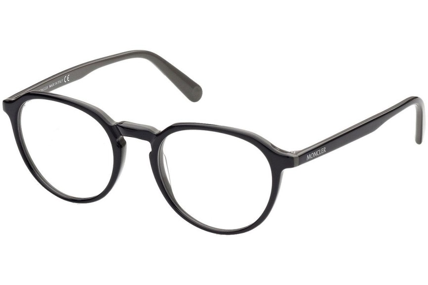 Okulary korekcyjne Moncler ML5144 001 Okrągłe Czarne
