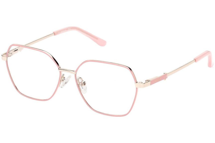 Okulary korekcyjne Guess GU9223 072 Kwadratowe Złote