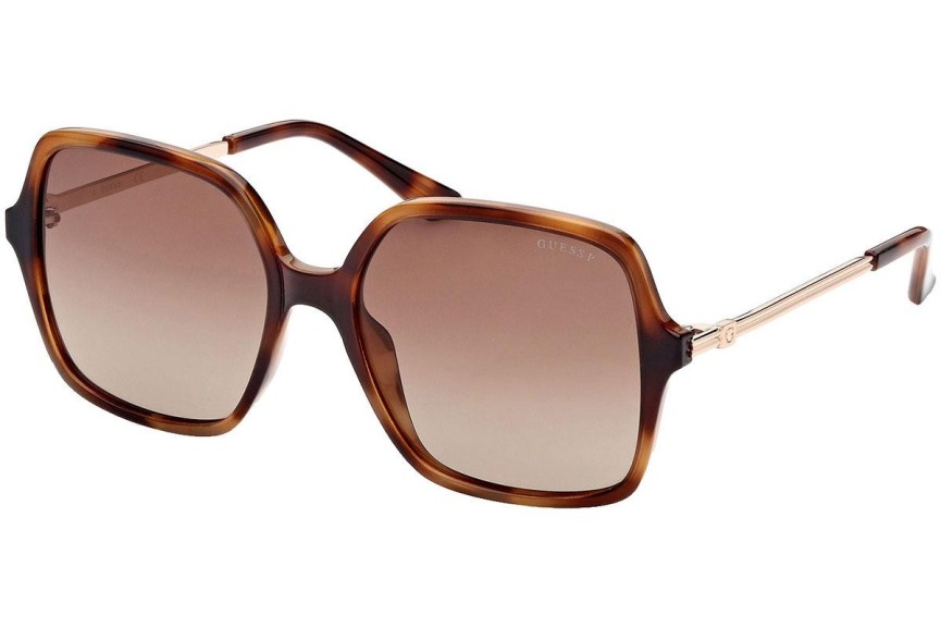 Okulary przeciwsłoneczne Guess GU7845 53H Polarized Kwadratowe Havana