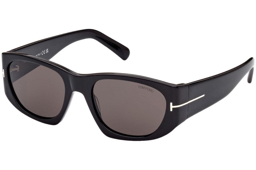 Okulary przeciwsłoneczne Tom Ford FT0987 01A Kwadratowe Czarne