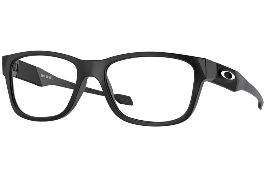 Okulary korekcyjne Oakley Top Level OY8012-01 Prostokątne Czarne