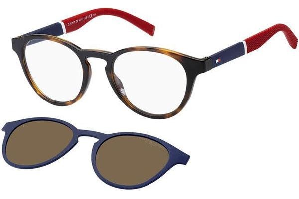 Okulary korekcyjne Tommy Hilfiger TH1902/CS 086/SP Okrągłe Havana