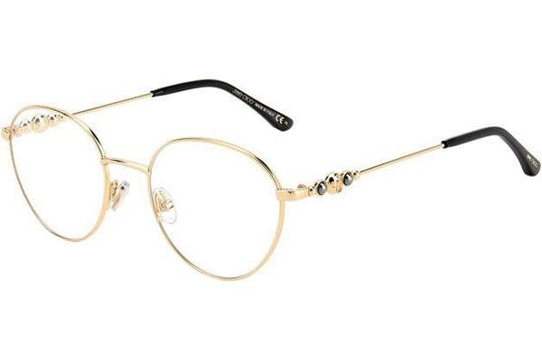 Okulary korekcyjne Jimmy Choo JC338 2M2 Okrągłe Złote